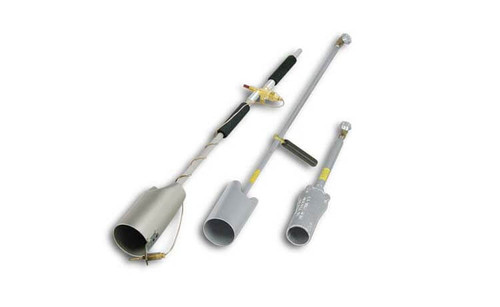 L.B. White handheld gas torch family, showing three burner-head sizes