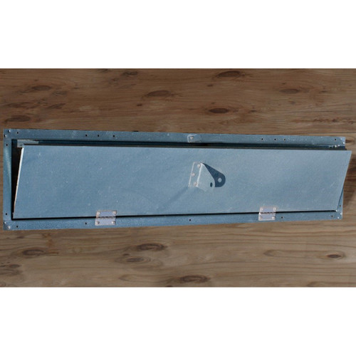 L.B. White Galvanized Inlet 7″ × 42″ without Flaps — representative manufacturer photo