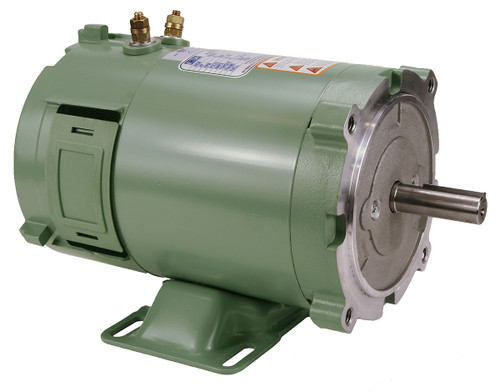 PM DC Motor .33 HP 1800 RPM S56C/Feet – 12VDC TENV