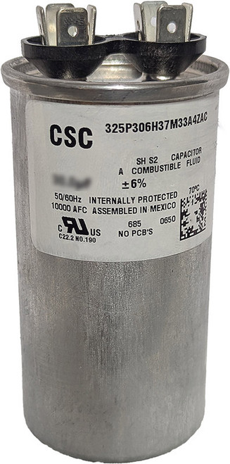 NGM Dual Round Run Capacitor 30+3µF 370V