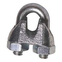 CLIP WIRE ROPE MALLEABLE 5/16