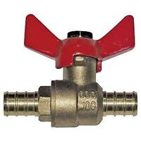 BALL VAL 1/2IN PEX BRS