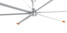 HVLS Industrial Ceiling Fan - 8ft - 3ph, 230v - image 3