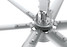 HVLS Industrial Ceiling Fan - 20ft - 1ph, 230v - image 4