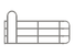West Coast Stabling Adjustable Gate Hinge image 4