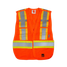 Open Road 5pt. Tear Away Vest, orange, front view