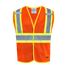 Viking BTE Safety Vest, orange, front view