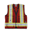 Open Road Surveyor Vest, red, front view