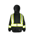 Viking Cotton-Lined Safety Hoodie, black, front view