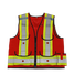 Viking All-Trades 1000D Surveyor Safety Vest, red, front view