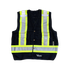 Viking Tall Safety Vest, black, front view