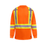 Viking Safety Bamboo Lined Long Sleeve Shirt, orange, front view