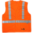 Viking FR Vest, orange, back view