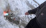 L.B. White handheld gas torch melting snow and ice; representative torch application