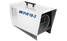 L.B. White Volt 18-3 three-phase electric forced-air heater with carrying handle and front fan grille