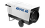 L.B. White Volt 40 electric forced-air heater with wheeled frame and front fan grille
