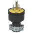 PLUG W/CRD CLMP BLK 15A 125V