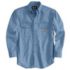 8.6 Cal/cm² Men's Flame Resistant Classic Twill Shirt (Blue)