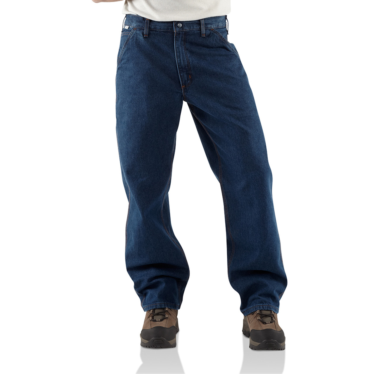 Carhartt Men's Full Swing Relaxed Fit Dungaree Work Jeans - Big