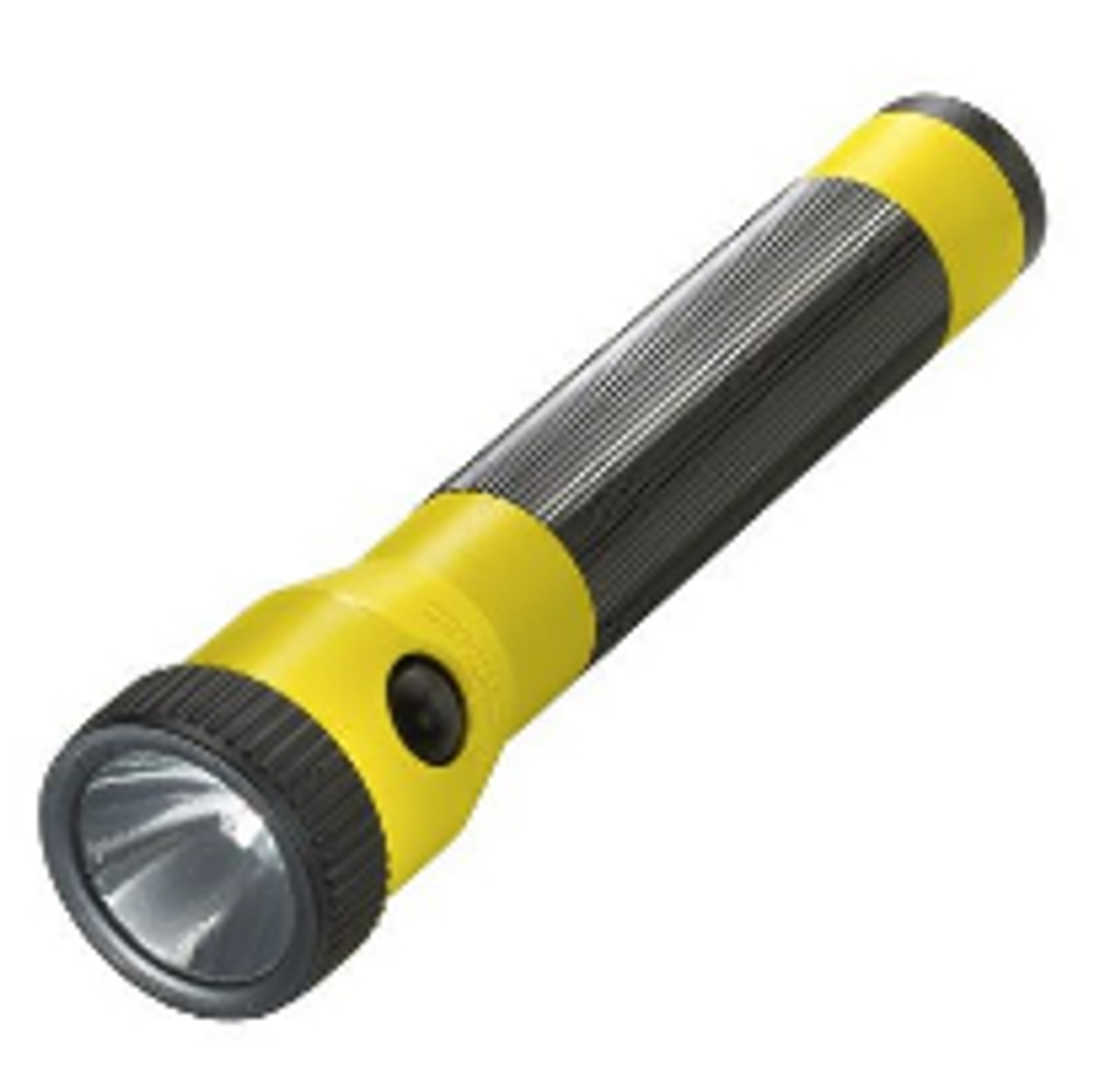 Rechargeable Spot/Flood LED Hand-Held Flashlight-Yellow-Charger-AC