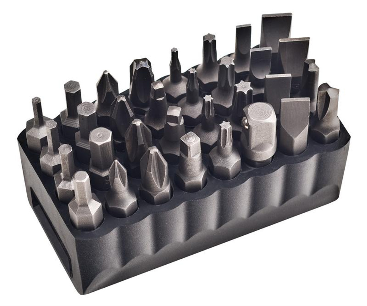 Klein Tools 32-Piece Standard (SAE) 1/4-in Drive 6-point Set Deep