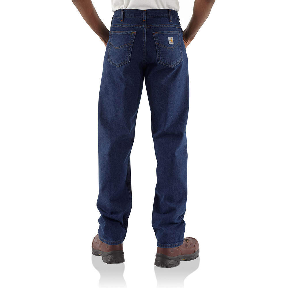 Carhartt Men's Flame Resistant Signature Denim Jean