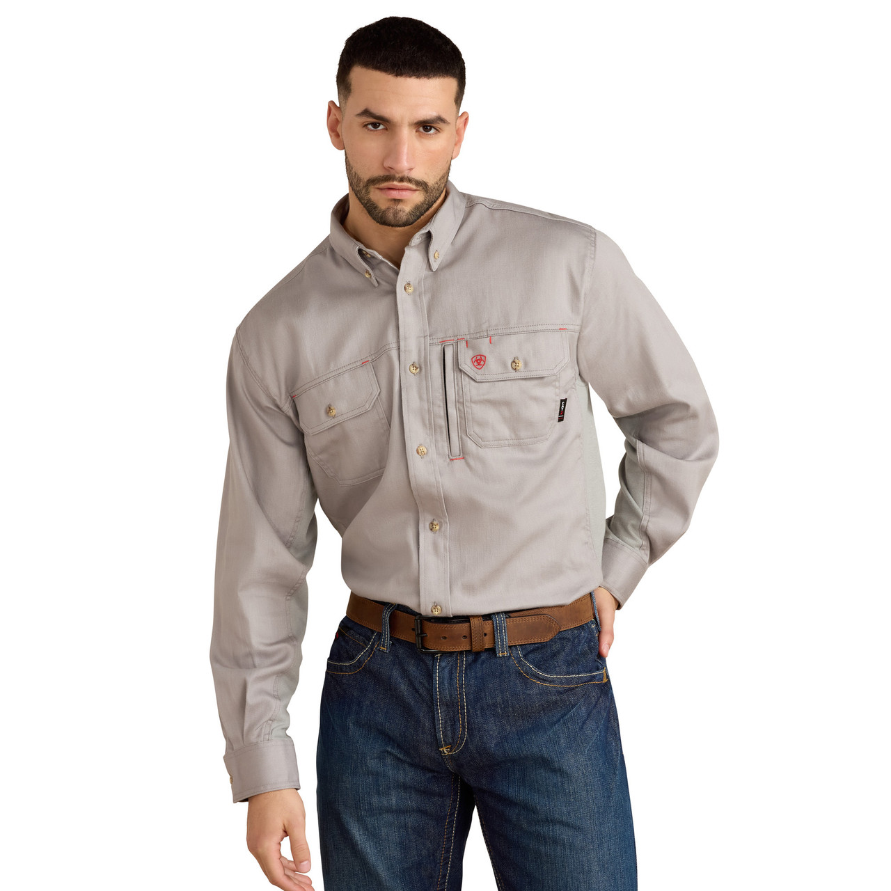Ariat Flame Resistant Solid Vent Work Shirt