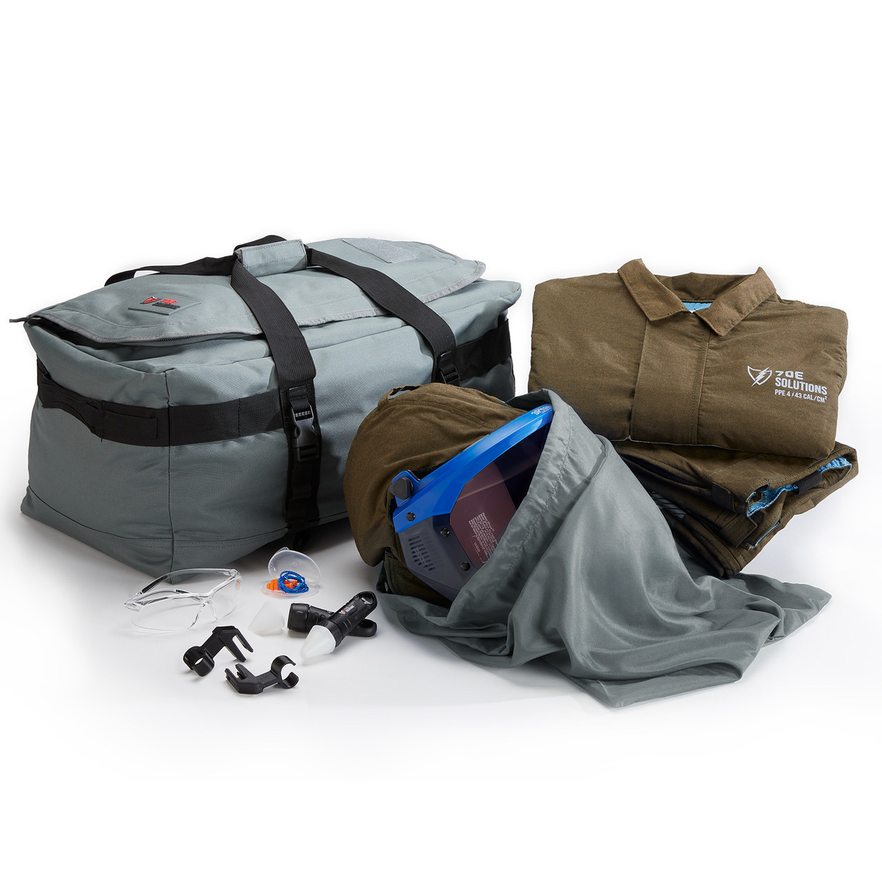 70E Solutions 43 Cal Premium Lightweight Arc Flash Suit: Complete Kit