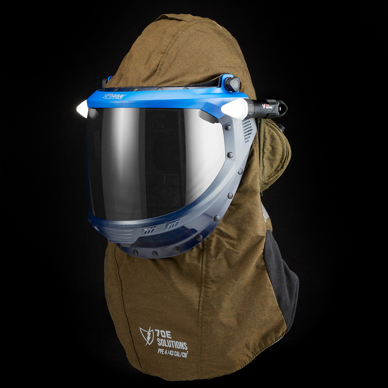 70E Solutions 43 Cal Premium Lightweight Arc Flash Lift Front Hood