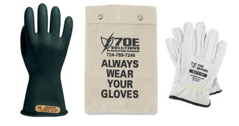 Insulated Electrical Glove Kit - Class 00 - 11" Length - 500 VAC ## GK0011 ##