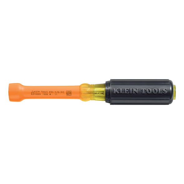 Klein Insulated 5/8'' Nut Driver, Hollow-Shaft