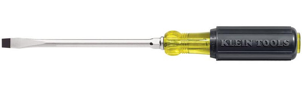 Klein Screwdriver 6" Keystone-Tip -- Heavy-Duty Round-Shank ## 602-6 ##