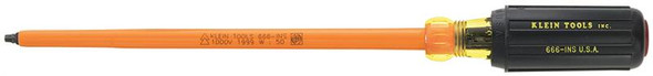 Klein Screwdriver No.2 Square-Recess-Tip with Round-Shank 1,000 V