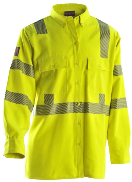 Bulwark Flame Resistant Hi-Visibility Rain Jacket ASTM F 2733 JXN4YE - 70E  Solutions