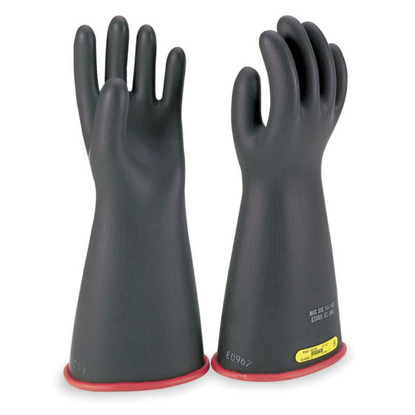 Class 2, 16" Length, 17,000V AC Electriflex Rubber Gloves