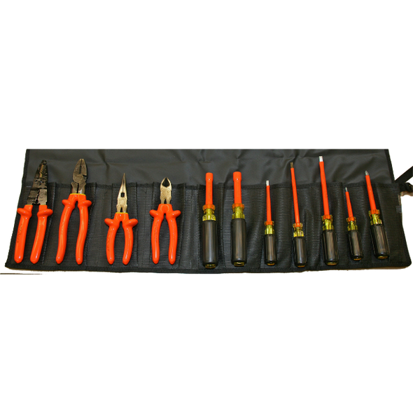9 Piece Heavy Duty Electrician Tool Roll