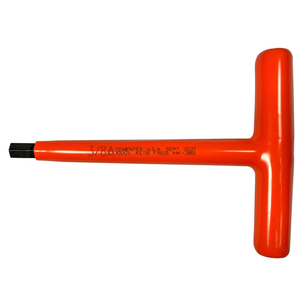 3/8", 6" T-Handle Hex Wrench