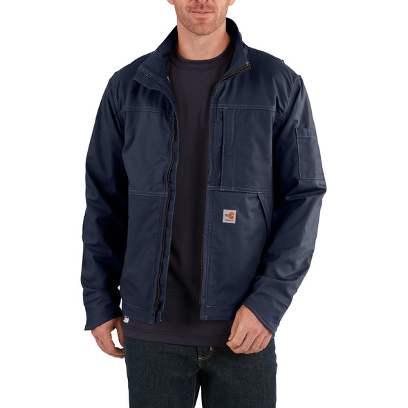14 Cal/cm² Men's Flame Resistant Full Swing Quick Duck Jacket (Navy)