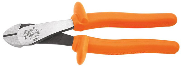Klein Diagonal-Cutting Pliers 8" High-Leverage - Angled Head 1,000 V
