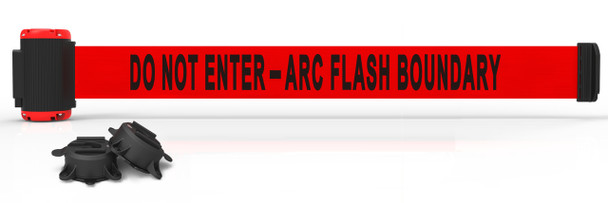 Banner Stakes 30' Magnetic Wall Mount "Do Not Enter - Arc Flash Boundary"