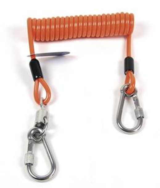 Coil style tool lanyard 5- lbs. capacity