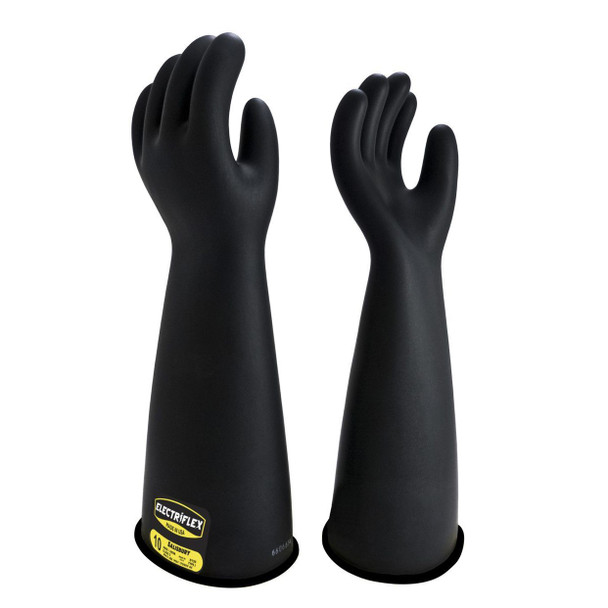 Pair of Class 2, 16" Length, 17,000V AC Electriflex Rubber Gloves