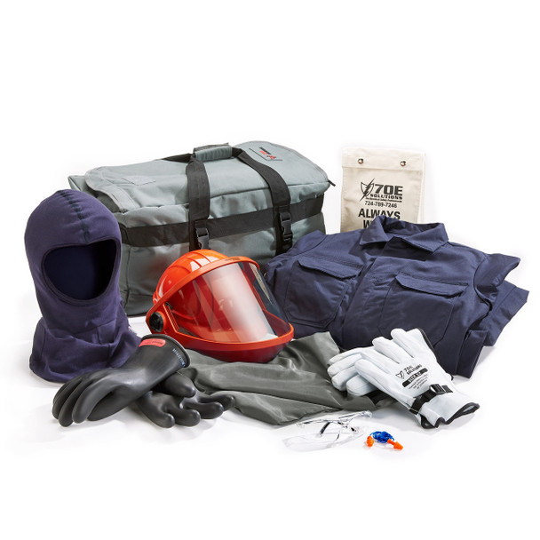 10 cal/cm² 70E Solutions Coverall Kit with Gloves