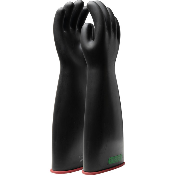 Class 3, 18" Length, 26,500V AC Rubber Gloves (R/B)
