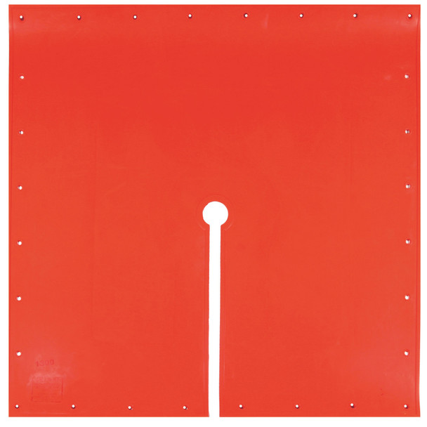 Class 4, Type 2, Orange Rubber Blanket 36" Square