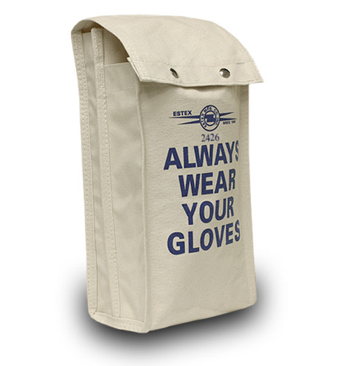 Combination Glove And Sleeve Bag, Canvas Quick Release Snap For Belt Attachment, Snap Closure
