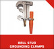 Ball Stud Grounding Clamps