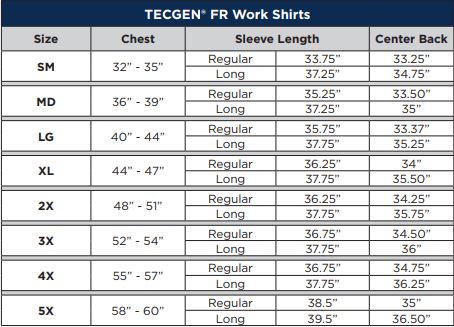 TCG01 Tecgen Select™ FR Work Shirt
