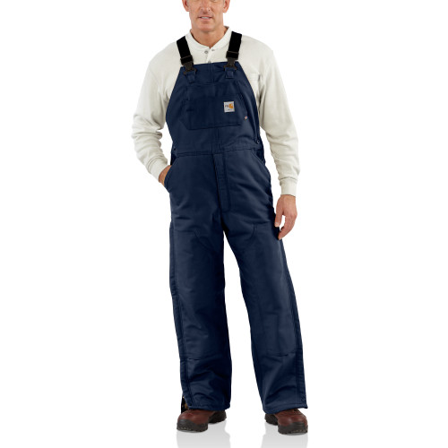 Carhartt Men's Flame Resistant Duck Bib Lined Overalls