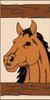 3x6 Tile Western Horse Right